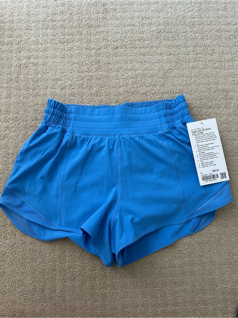 NWT lululemon hotty hot high rise 2.5